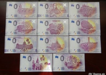 0 eurové bankovky od 3.50€