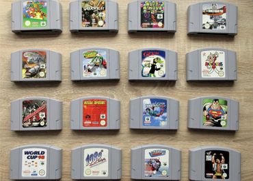 staré originálne hry na Nintendo 64